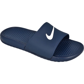 Hausschuhe Nike Sportswear Benassi Duschrutsche M 819024-410 navy blau