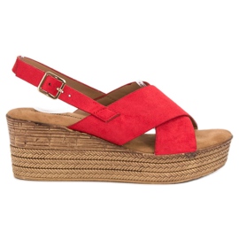 Primavera Rote Keilsandalen