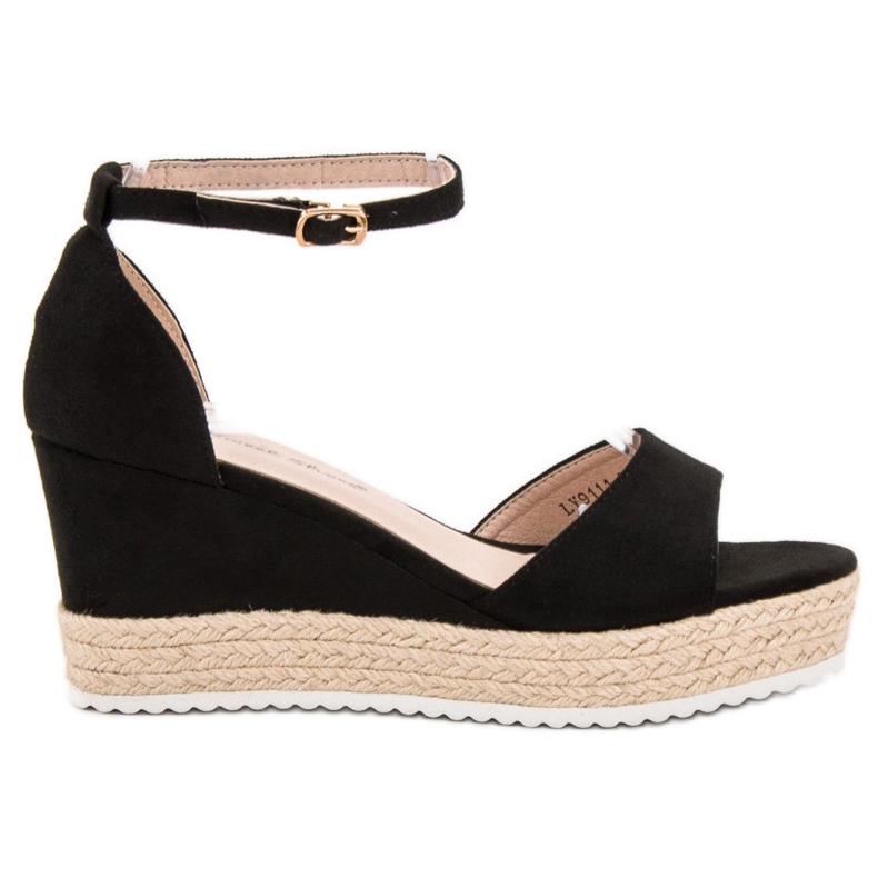 Sweet Shoes Espadrilles-Sandalen schwarz