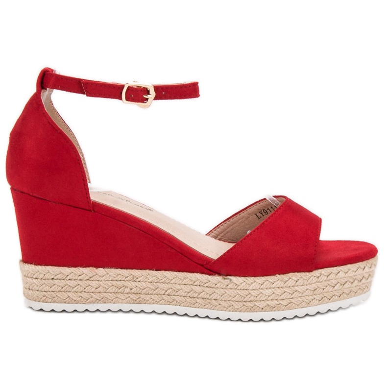 Sweet Shoes Espadrilles-Sandalen rot