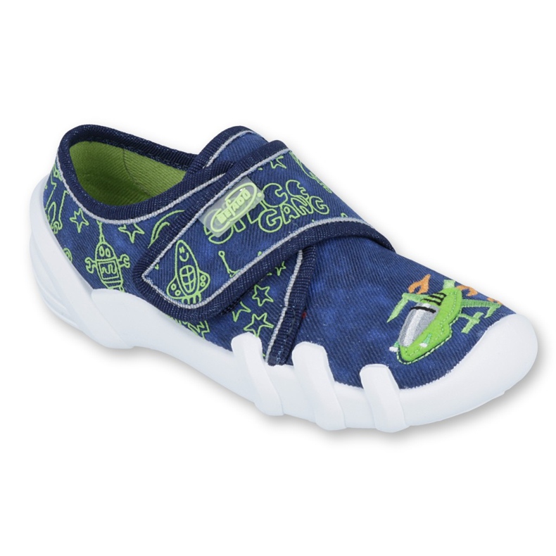 Befado Kinderschuhe 273X273 weiß blau grün