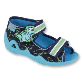 Befado grüne Kinderschuhe 250P088 marineblau blau