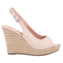 Renda Modische Wildledersandalen braun