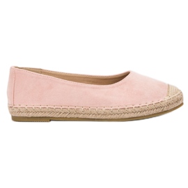 Marquiz Ballerinas aus Wildleder rosa