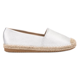 Primavera Silberne Espadrilles grau