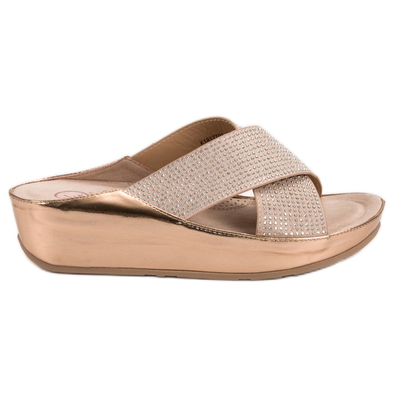 Kylie Keilsandalen braun