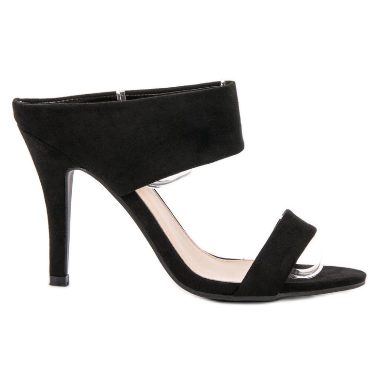 Lucky Shoes Sexy Slip-On High Heels schwarz