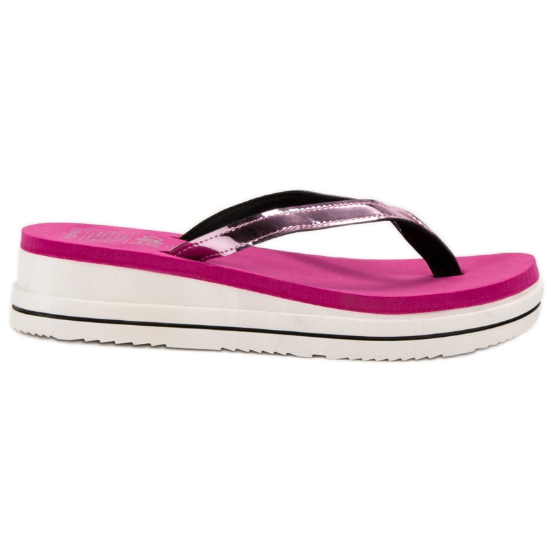 SHELOVET Keil-Flip-Flops rosa