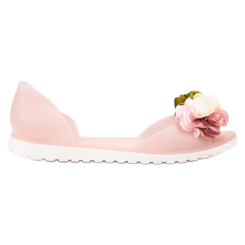 Ideal Shoes Meliski mit Blumen braun