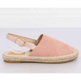 Espadrilles mit freiliegendem Absatz pink HH-119 Pink II-GAT rosa
