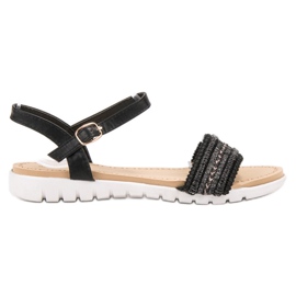 Yes Mile Sandalen mit Schnallenverschluss schwarz