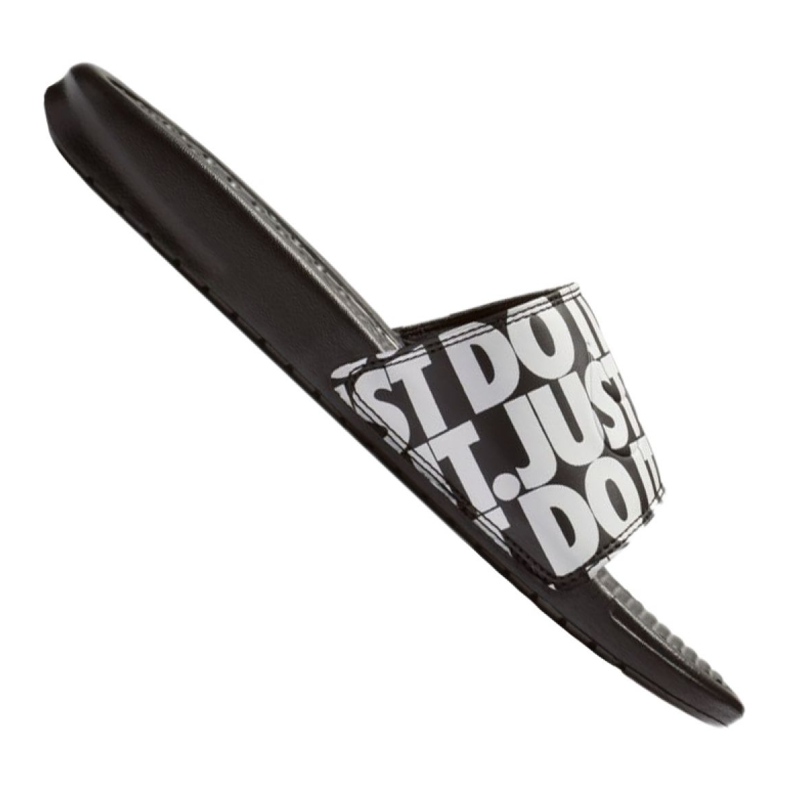 Nike Benassi Jdi Print M 631261-024 Pantoletten weiß schwarz