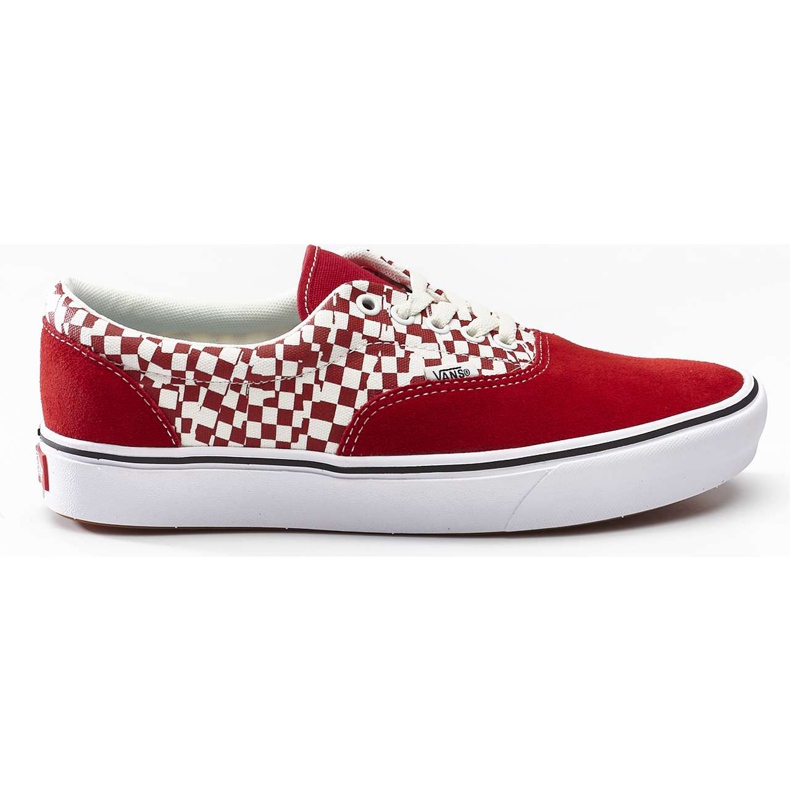 Vans Comfycush Era V9Z Rissschachbrett Racing Rot True White weiß