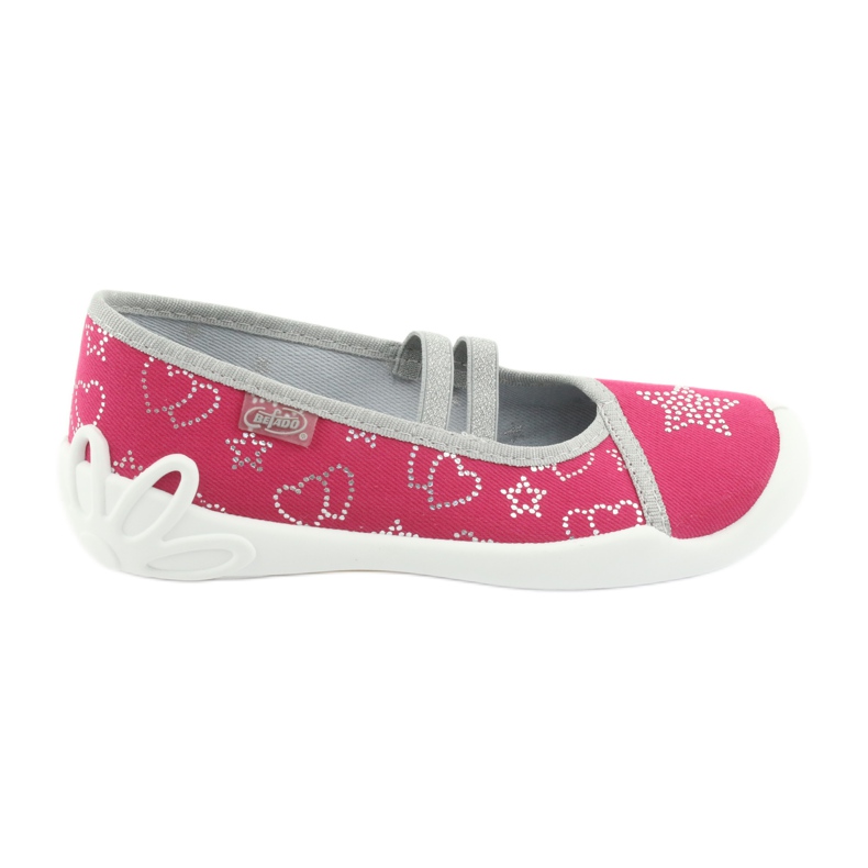 Befado Kinderschuhe 116Y245 rosa grau