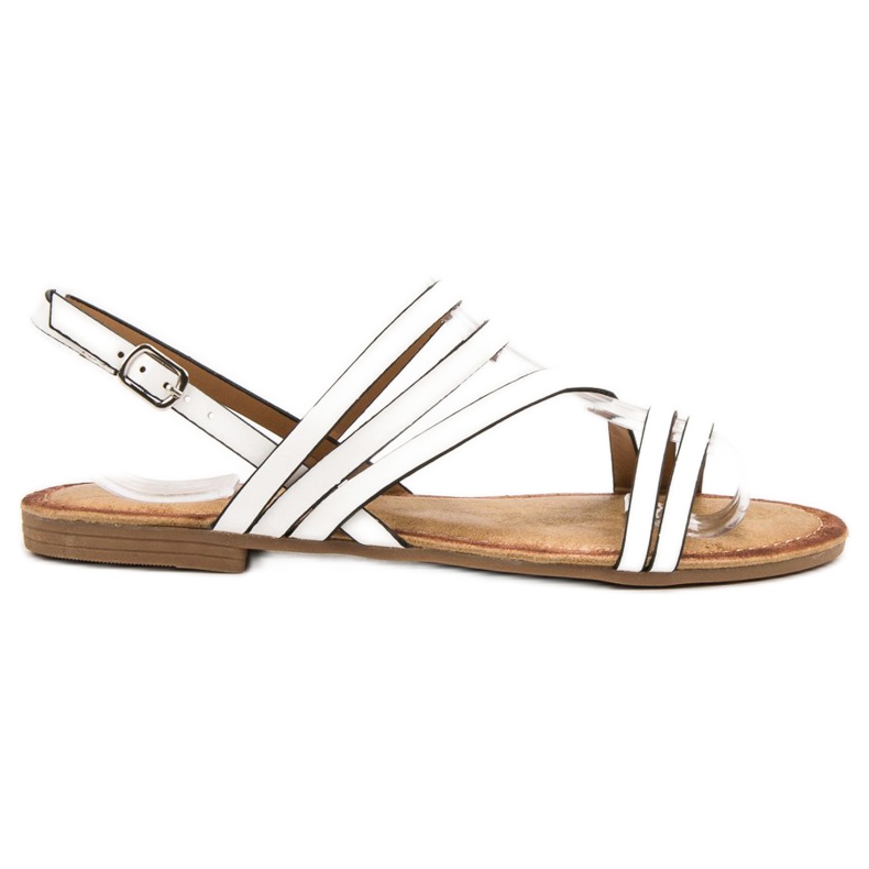 Primavera Klassische weiße Sandalen