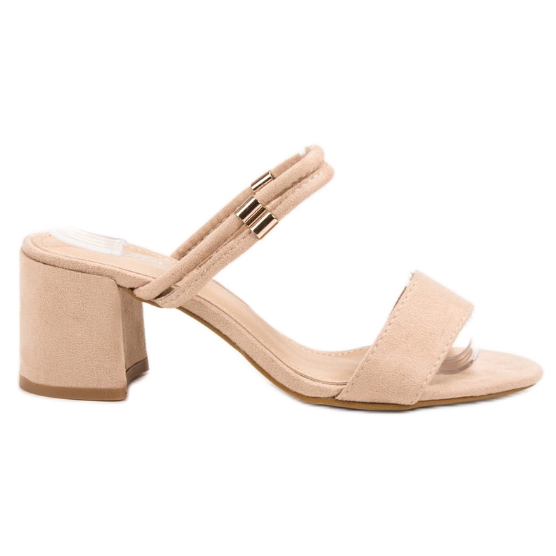 Fama Stilvolle Hausschuhe braun