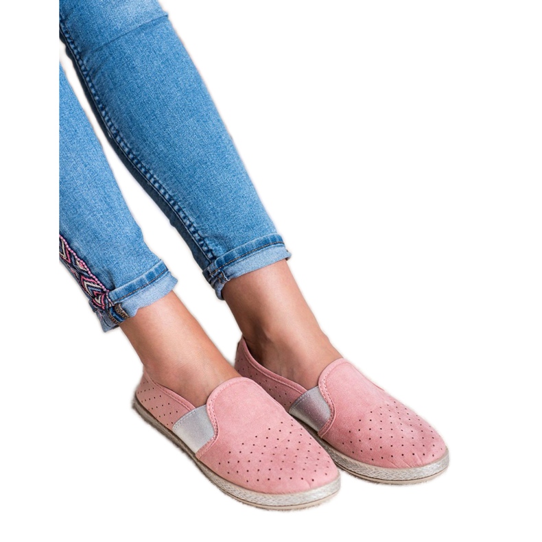 Mckeylor Slipper aus Wildleder rosa