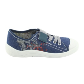 Befado Kinderschuhe 251Y116 weiß marineblau