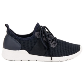 SHELOVET Sportschuhe zum Hineinschlüpfen marineblau blau
