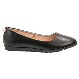 SHELOVET Schwarze Ballerinas