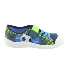 Befado Kinderschuhe 251Y121 marineblau blau grün