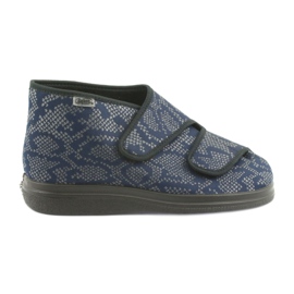 Befado Damenschuhe PU 986D009 schwarz marineblau grau