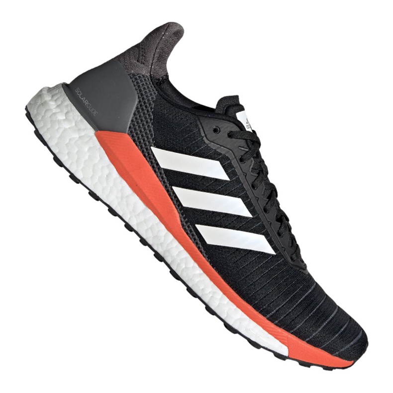 Laufschuhe adidas Solar Glide 19 M G28062 schwarz grau
