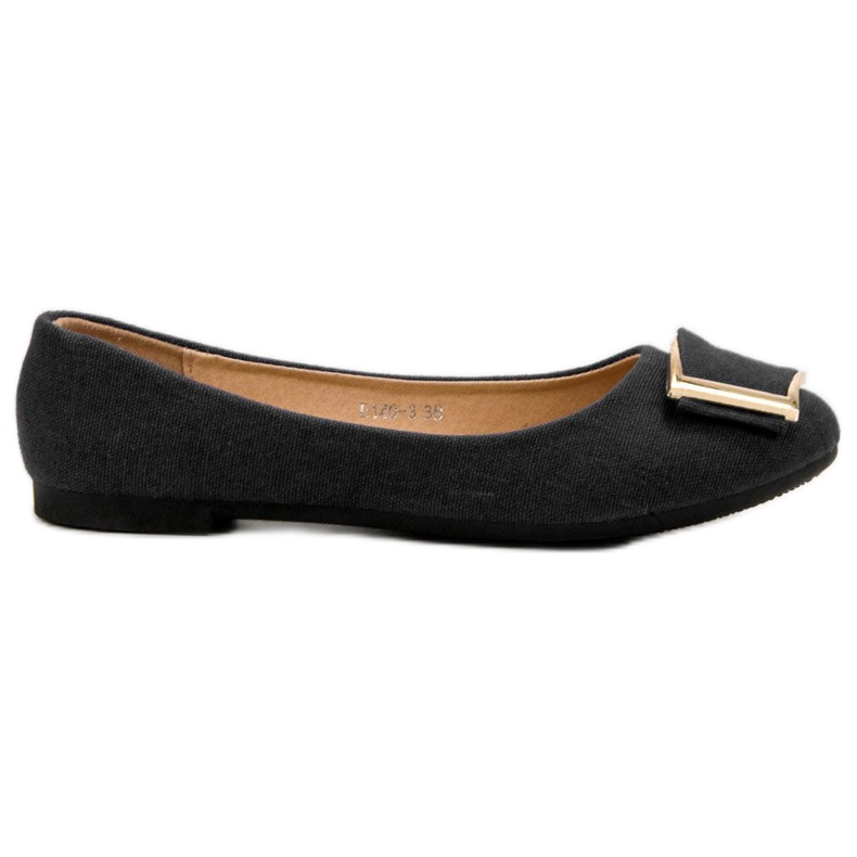 SHELOVET Stylische Ballerinas schwarz