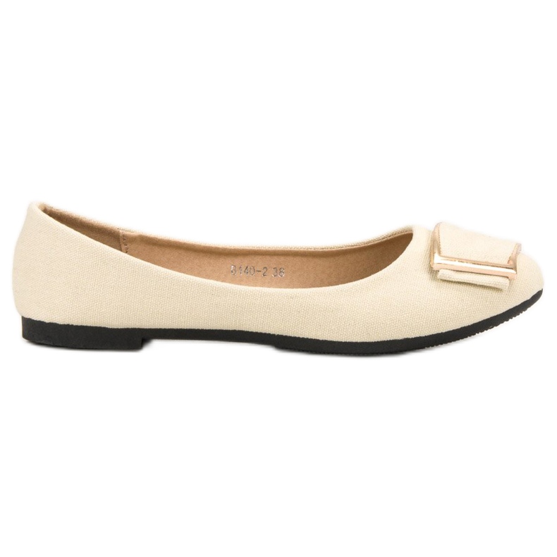 SHELOVET Stylische Ballerinas braun