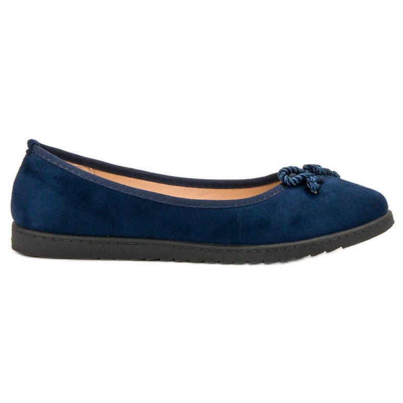 Comer Ballerinas aus Wildleder blau