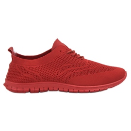 SHELOVET Textile Sportschuhe rot