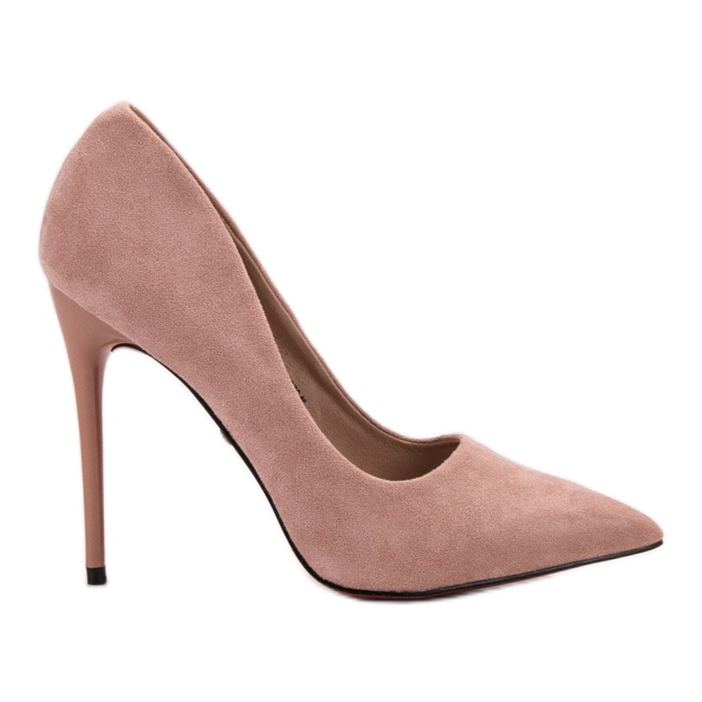 Jumex Wildleder-Absätze rosa