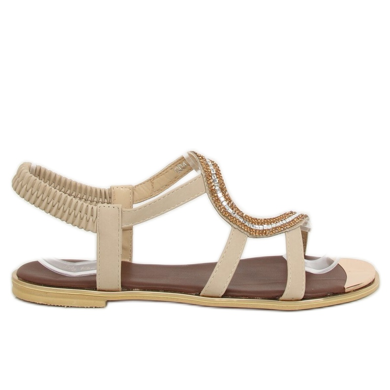 Asymmetrische beige Sandalen GD4157 Beige