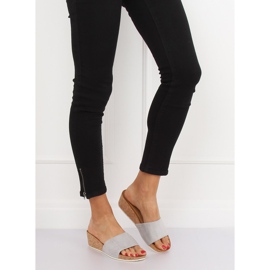 G233 Grey II-GAT Wedge Slipper grau