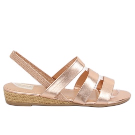 Espadrilles-Sandalen Champagner SM007 Champagner rosa
