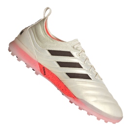 Adidas Copa 19.1 Tf M BC0563 Fußballschuhe weiß beige