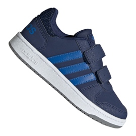 Adidas Hoops 2.0 Cmf C Jr EE9000 Schuhe marineblau