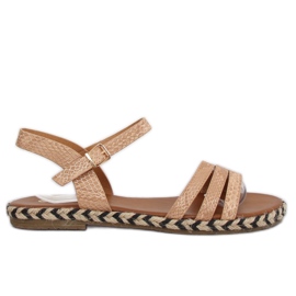 Damen Sandalen Champagner M531 Champagne mehrfarbig rosa