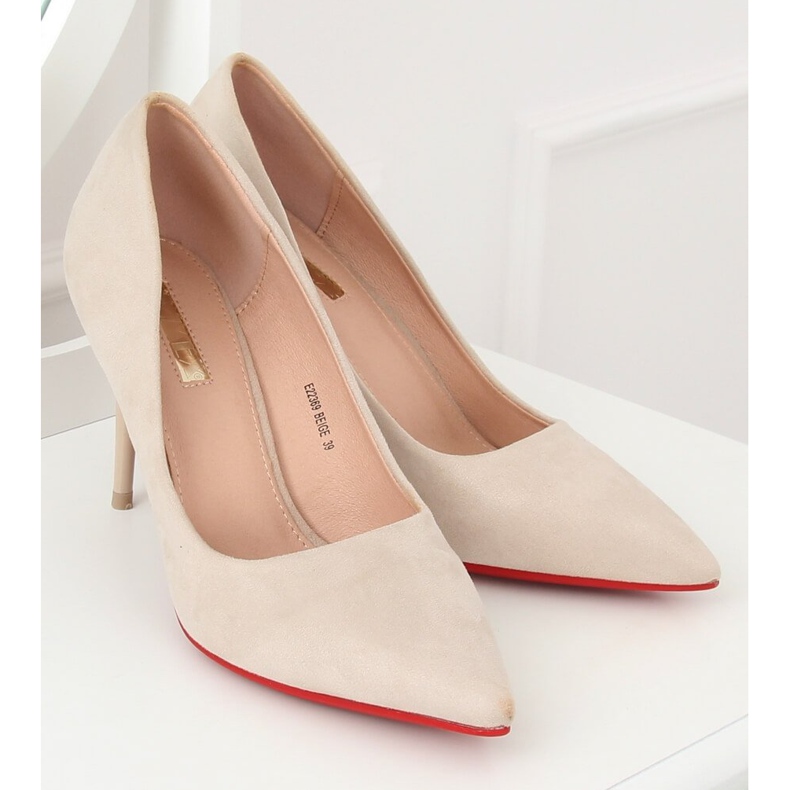 Pumps an einer Nadel beige E22369 Beige II-GAT