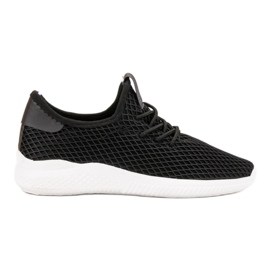 SHELOVET Sportschuhe mit Mesh schwarz