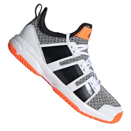 Adidas Stabil Jr F33830 Handballschuhe mehrfarbig grau