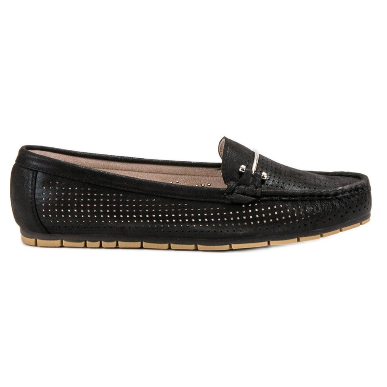 Kylie Schwarze Loafer