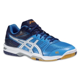 Asics Gel-Rocket 7 B405N-4101 Volleyballschuhe blau blau