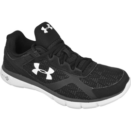 Under Armour Micro G Velocity Runing M 1258789-001 Laufschuhe schwarz