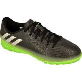 Adidas Messi 16.4 Tf Jr AQ3515 Fußballschuhe schwarz schwarz