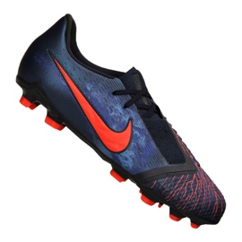 Nike Phantom Vnm Elite Fg Jr AO0401-440 Fußballschuhe schwarz marineblau