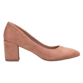 Small Swan Wildleder Pumps rosa