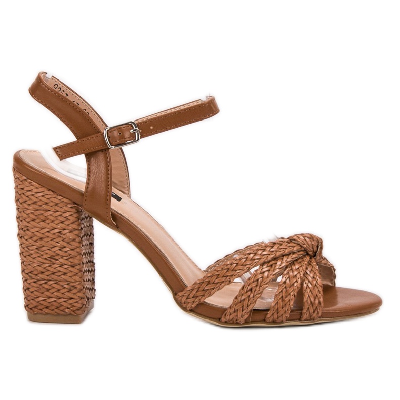 Geflochtene VICES Sandalen braun