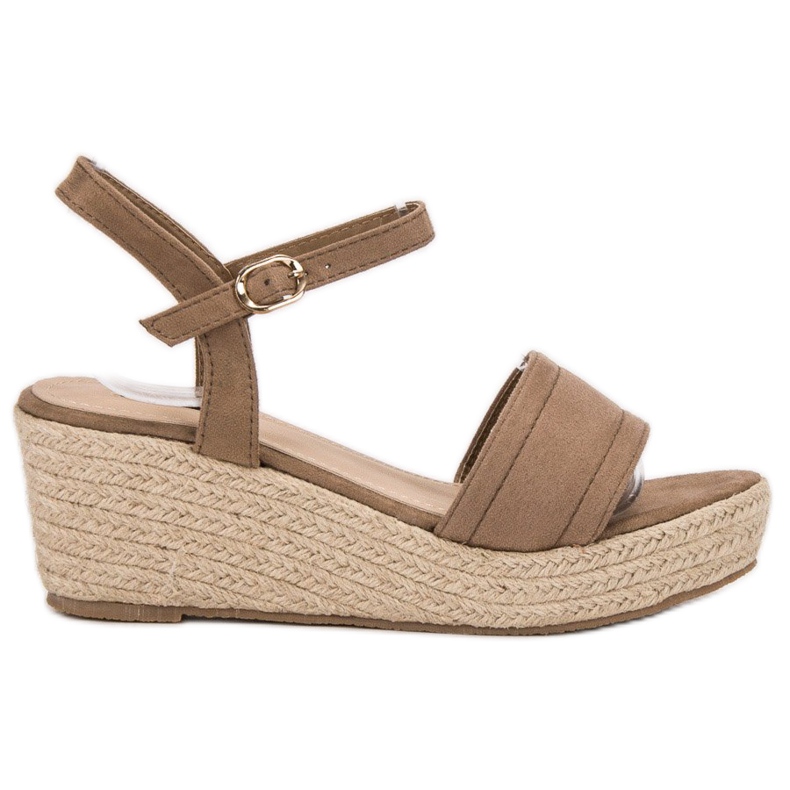 Vices Sandalen auf der Plattform braun