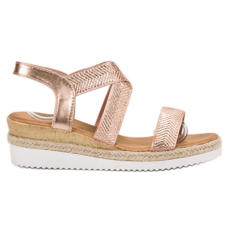 Anesia Paris Slip-on-Sandalen auf der Plattform gelb